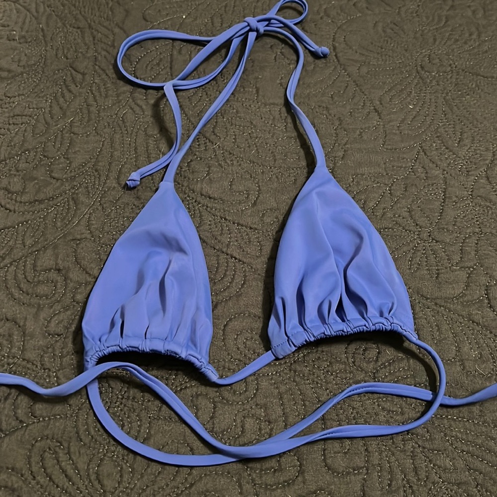 Disruptive youth blue bikini top size small